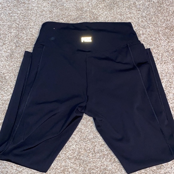 NWOT PINK ACTIVE leggings size M - Picture 2 of 3